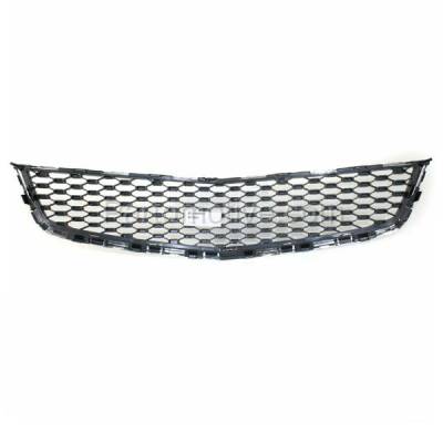 Aftermarket Replacement - LKQ-GM1200621OE 2010-2015 Chevrolet Equinox (4Cyl, 2.4L 3.0L 3.6L Engine) Front Lower Bumper Cover Grille Assembly Chrome Shell Black Insert Plastic - Image 3