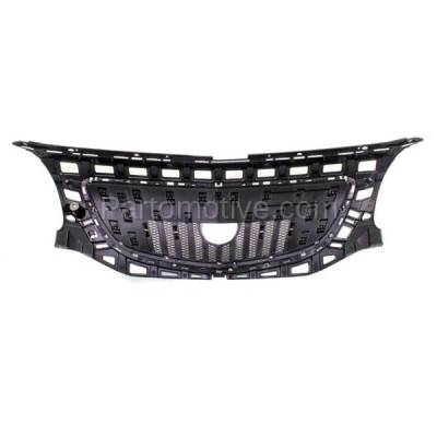 Aftermarket Replacement - LKQ-GM1200653OE 2011-2013 Buick Regal (Base & CXL) (4Cyl, 2.0L 2.4L Engine) Front Center Grille Assembly Chrome Shell with Painted Black Insert Plastic - Image 3