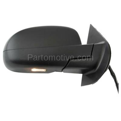 Aftermarket Replacement - LKQ-GM1321377OE 2007-2013 Chevrolet/GMC Silverado/Sierra Truck Rear View Mirror Power Folding Heated w/Memory Signal & Puddle Lamp Right Passenger Side - Image 2