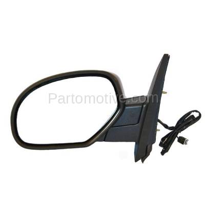 Aftermarket Replacement - LKQ-GM1320336OE 2007-2013 Chevrolet Silverado & GMC Sierra & 2007-2014 Tahoe & Yukon Rear View Mirror Power, Heated, Manual Folding Left Driver Side - Image 1