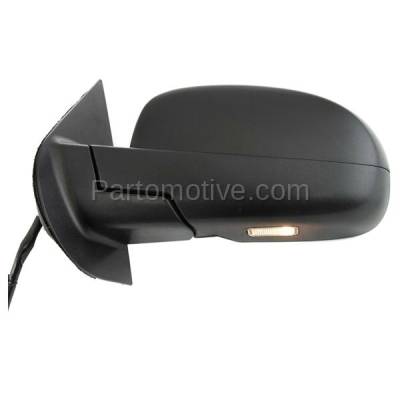 Aftermarket Replacement - LKQ-GM1320377OE 2007-2013 Chevrolet/GMC Silverado/Sierra Truck Rear View Mirror Power Folding Heated w/Memory Signal & Puddle Lamp Left Driver Side - Image 2