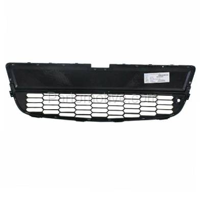 Aftermarket Replacement - LKQ-GM1036139OE 2012-2016 Chevrolet Sonic (LS, LT, LTZ) (excluding RS Models) Front Lower Bumper Cover Grille Assembly Black with Chrome Molding - Image 3