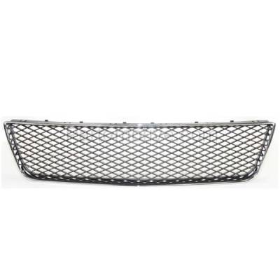 Aftermarket Replacement - LKQ-GM1036107OE 2006-2009 Impala SS & 2014-2016 Impala Limited (LTZ & Police) Front Bumper Cover Grille Assembly Chrome Shell & Black Mesh Insert Plastic - Image 1