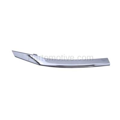 Aftermarket Replacement - GRT-1091R 2015-2016 Honda CR-V (2.4 Liter Engine) Front Upper Grille Trim Grill Molding Right Passenger Side Chrome Made of Plastic - Image 2