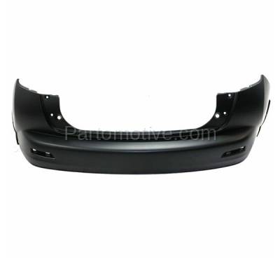 Aftermarket Replacement - BUC-3993RC CAPA 2013-2014 Nissan Juke (S, SL, SV) (1.6 Liter Engine) Rear Bumper Cover Assembly without Park Assist Sensor Holes Primed - Image 1