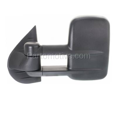 TYC - MIR-1729LT TYC 2007-2014 Chevrolet/GMC Silverado & Sierra, Avalanche, Suburban, Tahoe, Yukon Rear View Telescoping Tow Mirror Black Left Driver Side - Image 2