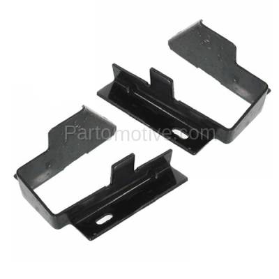 Aftermarket Replacement - BBK-1213L & BBK-1213R 1995-2005 Chevrolet Cavalier & Pontiac Sunfire Front Bumper Face Bar Retainer Mounting Brace Bracket Made of Steel SET PAIR Right Passenger & Left Driver Side - Image 2