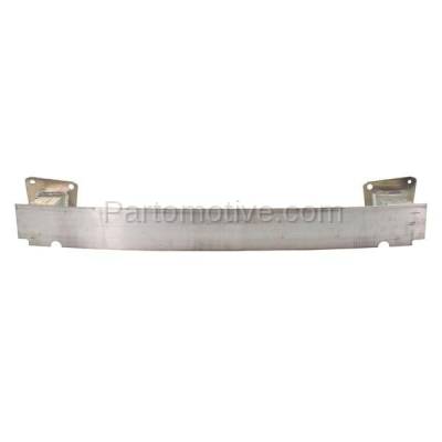Aftermarket Replacement - BRF-2248R 2017-2019 Buick LaCrosse (6Cyl 4Cyl, 3.6L 2.5L Engine) Rear Bumper Impact Bar Crossmember Reinforcement Rebar Natural Aluminum - Image 1