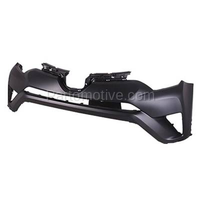 Aftermarket Replacement - BUC-4055FC CAPA 2016-2018 Toyota RAV4 2.5L (North America Built) Front Upper Bumper Cover Assembly with Park Assist Sensor Holes Primed - Image 2