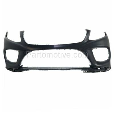 Aftermarket Replacement - BUC-3923FC CAPA 2016-2018 Mercedes-Benz GLE-Class (with AMG Styling/Sport Package) Front Bumper Cover Assembly with Park Aid Sensor Holes - Image 1