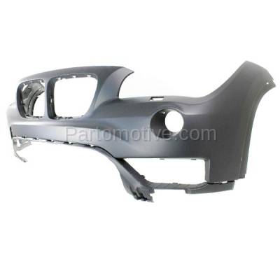 Aftermarket Replacement - BUC-3559FC CAPA 2013-2015 BMW X1 (without M Sport Package) Front Upper Bumper Cover Assembly (without Headlight Washer Holes) Primed Plastic - Image 2
