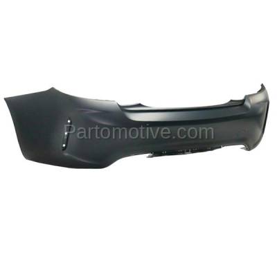 Aftermarket Replacement - BUC-3624RC CAPA 2016-2018 BMW M2 Rear Bumper Cover Assembly (without Park Distance Sensor Holes) (with Dual Exhaust Cutout) Primed Plastic - Image 2
