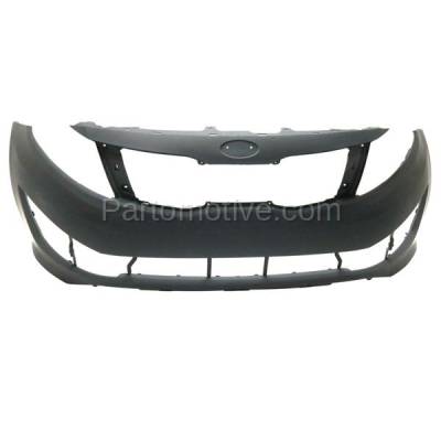 Aftermarket Replacement - BUC-3780FC CAPA 2011-2013 Kia Optima (SX & SXL) Sedan 4-Door (2.0 Liter Engine) Front Bumper Cover Assembly Primed Paint to Match Plastic - Image 1
