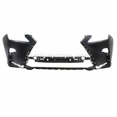 Aftermarket Replacement - BUC-3833FC CAPA 2016-2019 Lexus RX350/RX350L/RX450h/RX450hL (For Models Built in Canada) Front Bumper Cover Assembly without Park Sensor Holes - Image 1