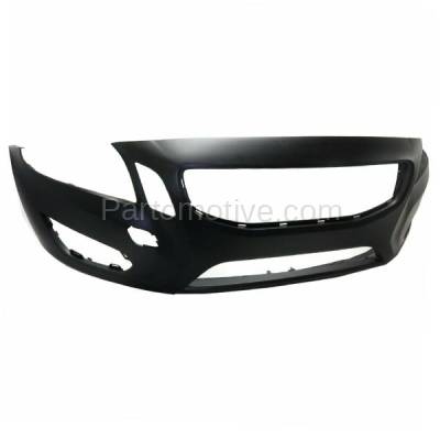 Aftermarket Replacement - BUC-4074FC CAPA 2011-2013 Volvo S60 (2.5 & 3.0 Liter Turbocharged Engine) Front Bumper Cover Assembly (with Fog Light Holes) Primed Plastic - Image 2