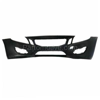 Aftermarket Replacement - BUC-4074FC CAPA 2011-2013 Volvo S60 (2.5 & 3.0 Liter Turbocharged Engine) Front Bumper Cover Assembly (with Fog Light Holes) Primed Plastic - Image 3