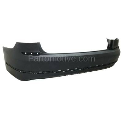 Aftermarket Replacement - BUC-4101RC CAPA 2016-2019 Volkswagen Passat Rear Bumper Cover Assembly (without Park Aid Sensor Holes) (with Reflector Lamp Holes) Primed Plastic - Image 2