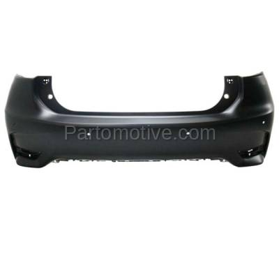 Aftermarket Replacement - BUC-3864RC CAPA 2016-2017 Lexus CT200h 1.8L (Base & F Sport) Rear Bumper Cover Assembly (with Park Assist Sensor Holes) Primed Plastic - Image 1