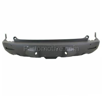 Aftermarket Replacement - BUC-3686RC CAPA 2009-2012 Chevrolet Traverse Rear Bumper Cover Assembly (with Park Assist Sensor Holes & Dual Exhaust Cutouts) Textured Plastic - Image 1