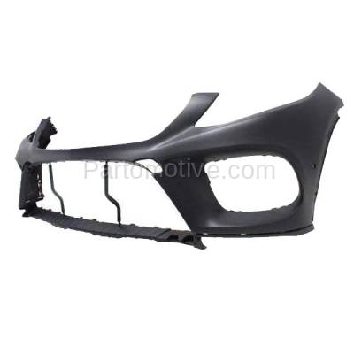 Aftermarket Replacement - BUC-3918FC CAPA 2016-2018 Mercedes-Benz GLE-Class Front Bumper Cover Assembly (with Park Assist Sensor & Fog Lamp Holes) Primed Plastic - Image 2