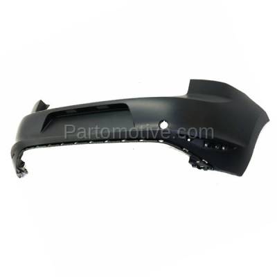 Aftermarket Replacement - BUC-4098RC CAPA 2015-2017 Volkswagen Golf & VW GTI (Models without Parallel Park Assist) Rear Bumper Cover Assembly Primed Plastic - Image 2