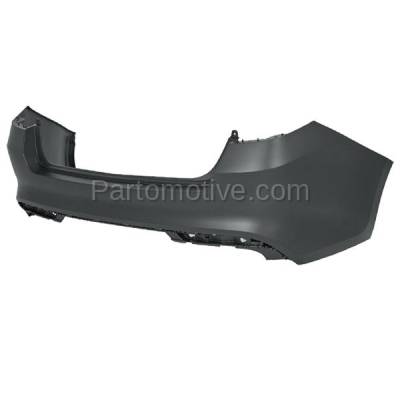 Aftermarket Replacement - BUC-3797RC CAPA 2016-2018 Kia Optima (excluding Hybrid) (Models Built in USA) Rear Upper Bumper Cover Assembly with Park Assist Sensor Holes - Image 2