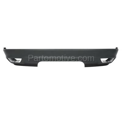 Aftermarket Replacement - BUC-3725RC CAPA 2016-2018 Honda Pilot (EX, EX-L, LX) (For Use without Chrome Strip) Rear Lower Bumper Cover Assembly Black Textured Plastic - Image 1