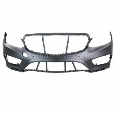 Aftermarket Replacement - BUC-3901FC CAPA 2014-2016 Mercedes-Benz E-Class (with AMG Styling Package) Front Bumper Cover Assembly with Park Assist Sensor Holes - Image 1