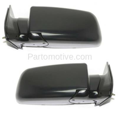 Aftermarket Replacement - MIR-2367AL & MIR-2367AR 1988-2002 Chevrolet/GMC Blazer Jimmy, Suburban Tahoe Yukon, C/K Series Pickup Truck Manual Rear View Mirror PAIR SET Left & Right Side - Image 2