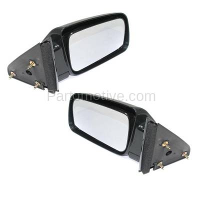 Aftermarket Replacement - MIR-2367AL & MIR-2367AR 1988-2002 Chevrolet/GMC Blazer Jimmy, Suburban Tahoe Yukon, C/K Series Pickup Truck Manual Rear View Mirror PAIR SET Left & Right Side - Image 3