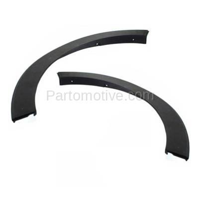 Aftermarket Replacement - FDF-1049LC & FDF-1049RC CAPA 2011-2016 Kia Sportage (2.0L & 2.4L & 3.3L) Front Fender Flare Wheel Opening Molding Black Plastic PAIR SET Left & Right Side - Image 2