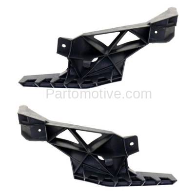 Aftermarket Replacement - FDS-1008LC & FDS-1008RC CAPA 2011-2020 Chrysler Town & Country, Dodge Grand Caravan Front Fender Brace Support Bracket Plastic Black SET PAIR Left & Right Side - Image 1