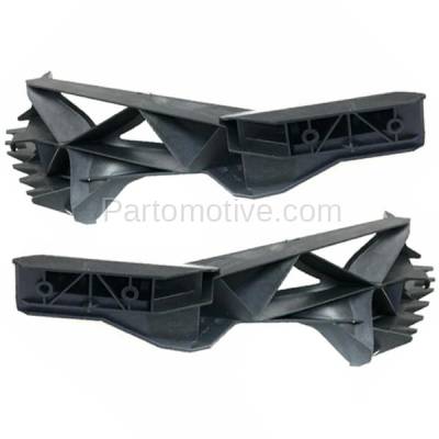 Aftermarket Replacement - FDS-1008LC & FDS-1008RC CAPA 2011-2020 Chrysler Town & Country, Dodge Grand Caravan Front Fender Brace Support Bracket Plastic Black SET PAIR Left & Right Side - Image 2