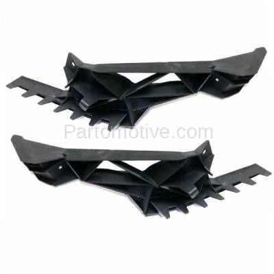Aftermarket Replacement - FDS-1008LC & FDS-1008RC CAPA 2011-2020 Chrysler Town & Country, Dodge Grand Caravan Front Fender Brace Support Bracket Plastic Black SET PAIR Left & Right Side - Image 3