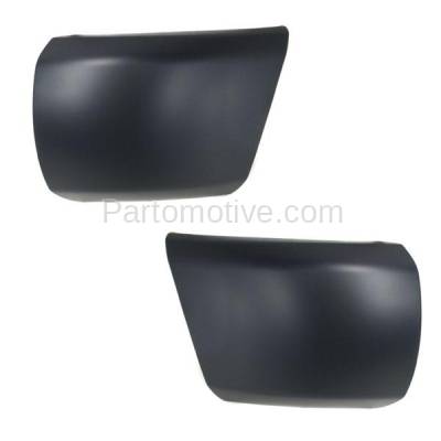 Aftermarket Replacement - BED-1040LC & BED-1040RC CAPA 2007-2013 Chevrolet Silverado 1500 Pickup Truck (Models without Fog Lamp) Front Bumper Extension End Cap Primed Right & Left Side - Image 1