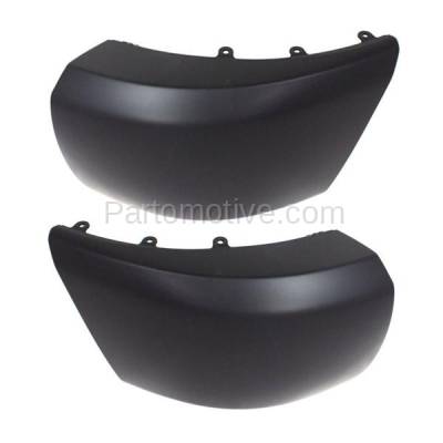 Aftermarket Replacement - BED-1040LC & BED-1040RC CAPA 2007-2013 Chevrolet Silverado 1500 Pickup Truck (Models without Fog Lamp) Front Bumper Extension End Cap Primed Right & Left Side - Image 3