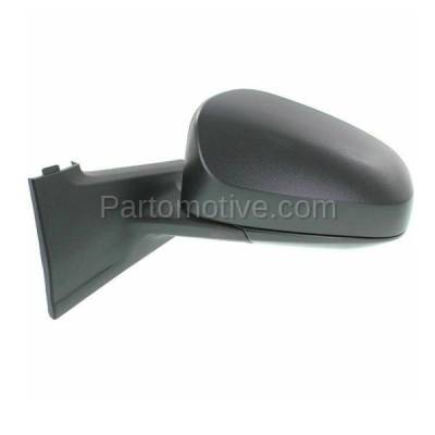 Aftermarket Replacement - MIR-2365AL 2012-2014 Toyota Yaris (Hatchback) (Japan Built) Rear View Mirror Assembly Manual, Manual Folding, Textured Black Left Driver Side - Image 2