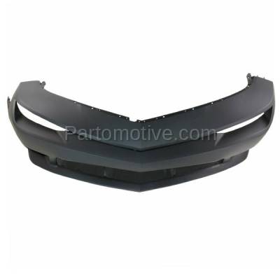 Aftermarket Replacement - BUC-3677FC CAPA 2014-2015 Chevrolet Camaro SS (Convertible & Coupe) 6.2L (without RS Package) Front Bumper Cover Assembly Primed Plastic - Image 3