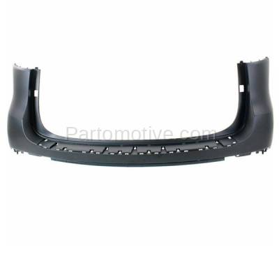 Aftermarket Replacement - BUC-3792RC CAPA 2015-2018 Kia Sedona (EX, L, LX) Rear Upper Bumper Cover Assembly (without Park Assist Sensor Holes) Primed Plastic - Image 1