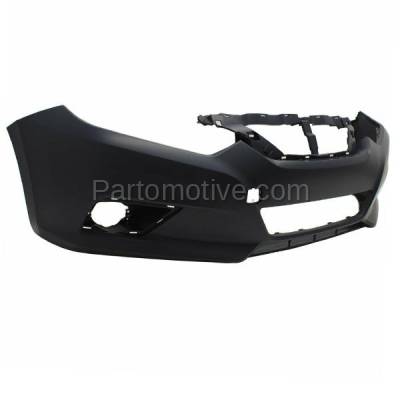 Aftermarket Replacement - BUC-3986FC CAPA 2016-2018 Nissan Altima (2.5 & 3.5 Liter Engine) Front Bumper Cover Assembly without Park Assist Sensor Holes - Image 2