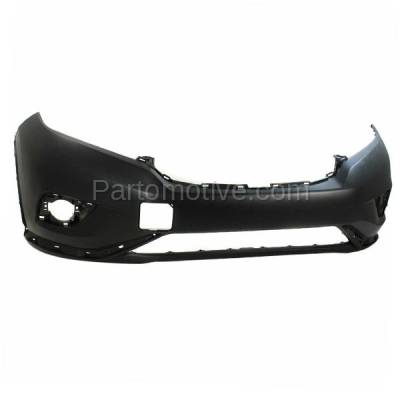 Aftermarket Replacement - BUC-3982FC CAPA 2015-2018 Nissan Murano (3.5 Liter V6 Engine) Front Bumper Cover Assembly (with Tow Hook Hole) Primed Top Textured Bottom Plastic - Image 2