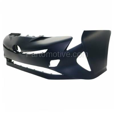 Aftermarket Replacement - BUC-4040FC CAPA 2016-2018 Toyota Prius Hatchback (1.8 Liter Electric/Gas Engine) Front Bumper Cover Assembly with Park Assist Sensor Holes - Image 2