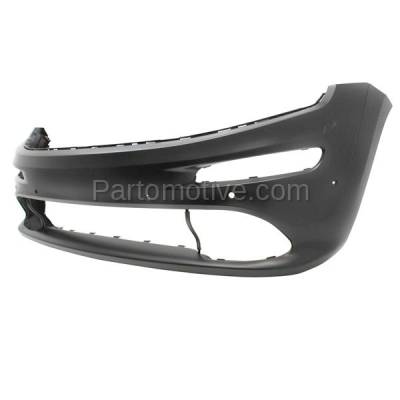 Aftermarket Replacement - BUC-3635FC CAPA 2014-2015 Jeep Grand Cherokee SRT (6.4 Liter V8) Front Bumper Cover Assembly (with Park Assist Sensor Holes) Primed Plastic - Image 2