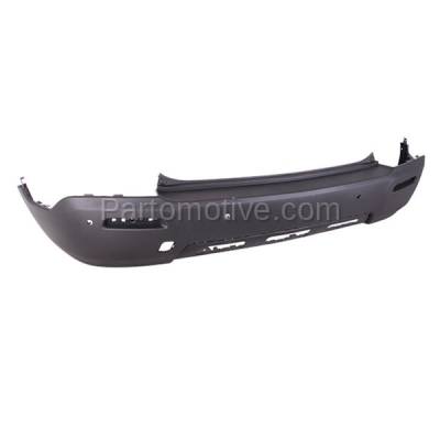 Aftermarket Replacement - BUC-3694RC CAPA 2013-2016 Chevrolet Trax 1.4L/1.8L Rear Bumper Cover Assembly (with Park Assist Sensor Holes) Textured Dark Gray Plastic - Image 2