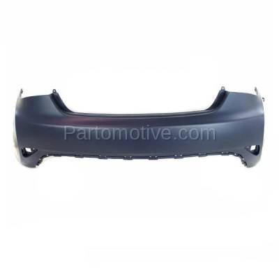Aftermarket Replacement - BUC-3751RC CAPA 2014 Hyundai Sonata (GLS, Limited, SE) (excluding Hybrid Models) Rear Bumper Cover Assembly Primed Paint to Match Plastic - Image 1