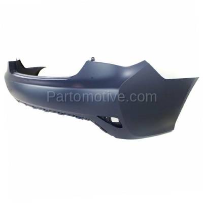 Aftermarket Replacement - BUC-3751RC CAPA 2014 Hyundai Sonata (GLS, Limited, SE) (excluding Hybrid Models) Rear Bumper Cover Assembly Primed Paint to Match Plastic - Image 2
