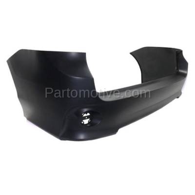 Aftermarket Replacement - BUC-4057RC CAPA 2011-2019 Toyota Sienna SE (3.5L V6) Rear Bumper Cover Assembly (with Park Assist Sensor Holes) with Round Light Cutouts - Image 2