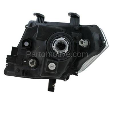 Aftermarket Replacement - HLT-1821R Headlight Headlamp Head Light Lamp Right Passenger Side For 09-15 Frontier Truck - Image 3