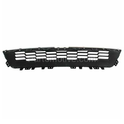 Aftermarket Replacement - GRL-1773C CAPA 2012-2016 Chevrolet Sonic (LS, LT, LTZ) (Models without Dusk Package) Front Center Grille Assembly Textured Gray with Chrome Molding Plastic - Image 3