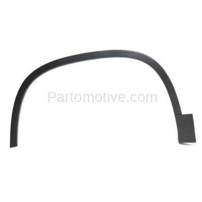 Aftermarket Replacement - FDF-1066LC CAPA 2009-2011 Volkswagen Tiguan 2.0L (1 Piece Type) Front Fender Flare Wheel Opening Molding Textured Black Plastic Left Driver Side - Image 1